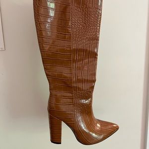 snakeskin boots